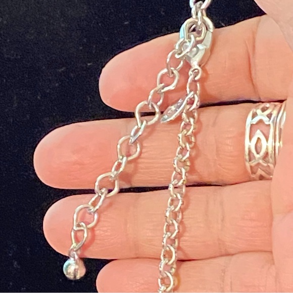 Chico's Double Tiered Wood Rope and Glass Beaded Necklace - Picture 14 of 15